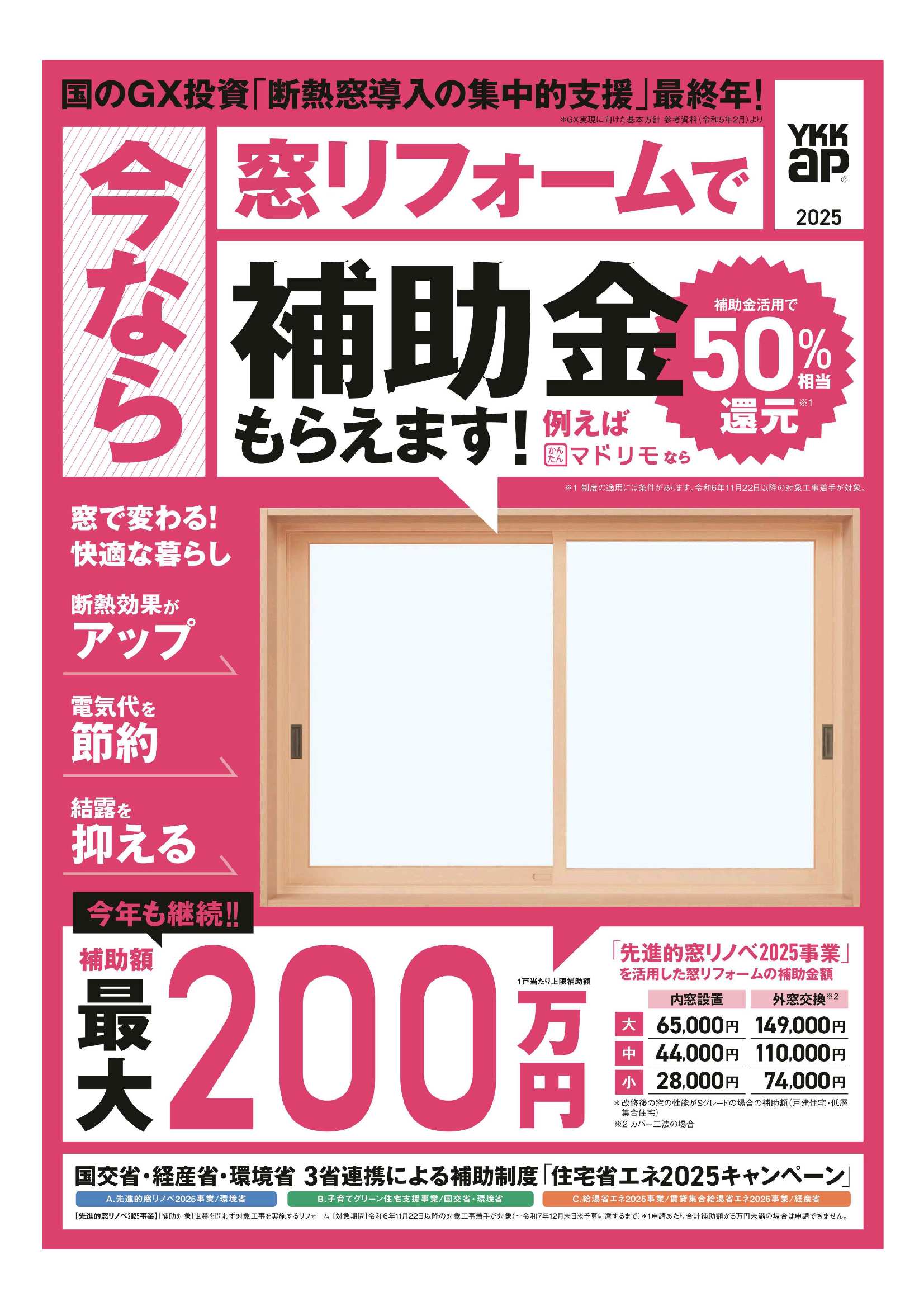 いよいよ補助金 最終年です!! - 株式会社小穴ガラス・安曇野池田町